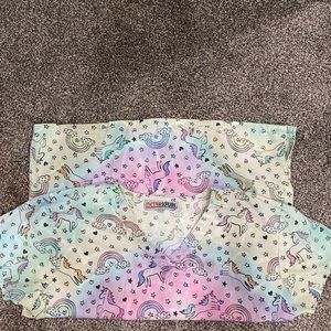 Unicorn scrub top
